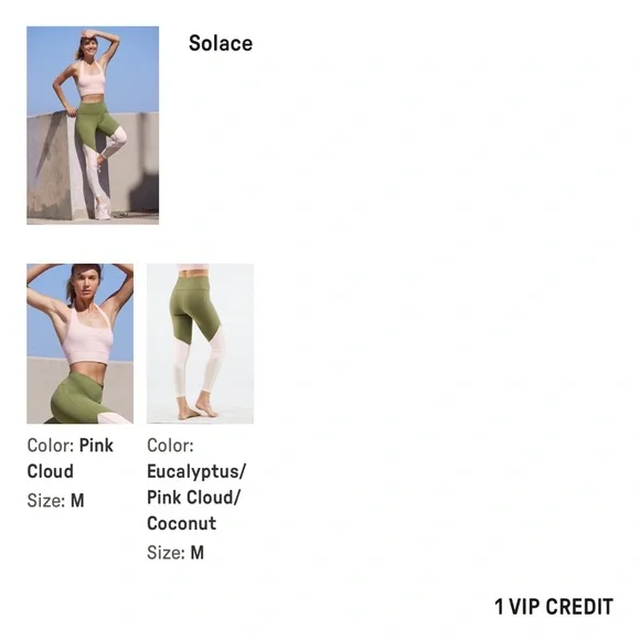 Green, Pink, & White mesh Leggings - Picture 4 of 4